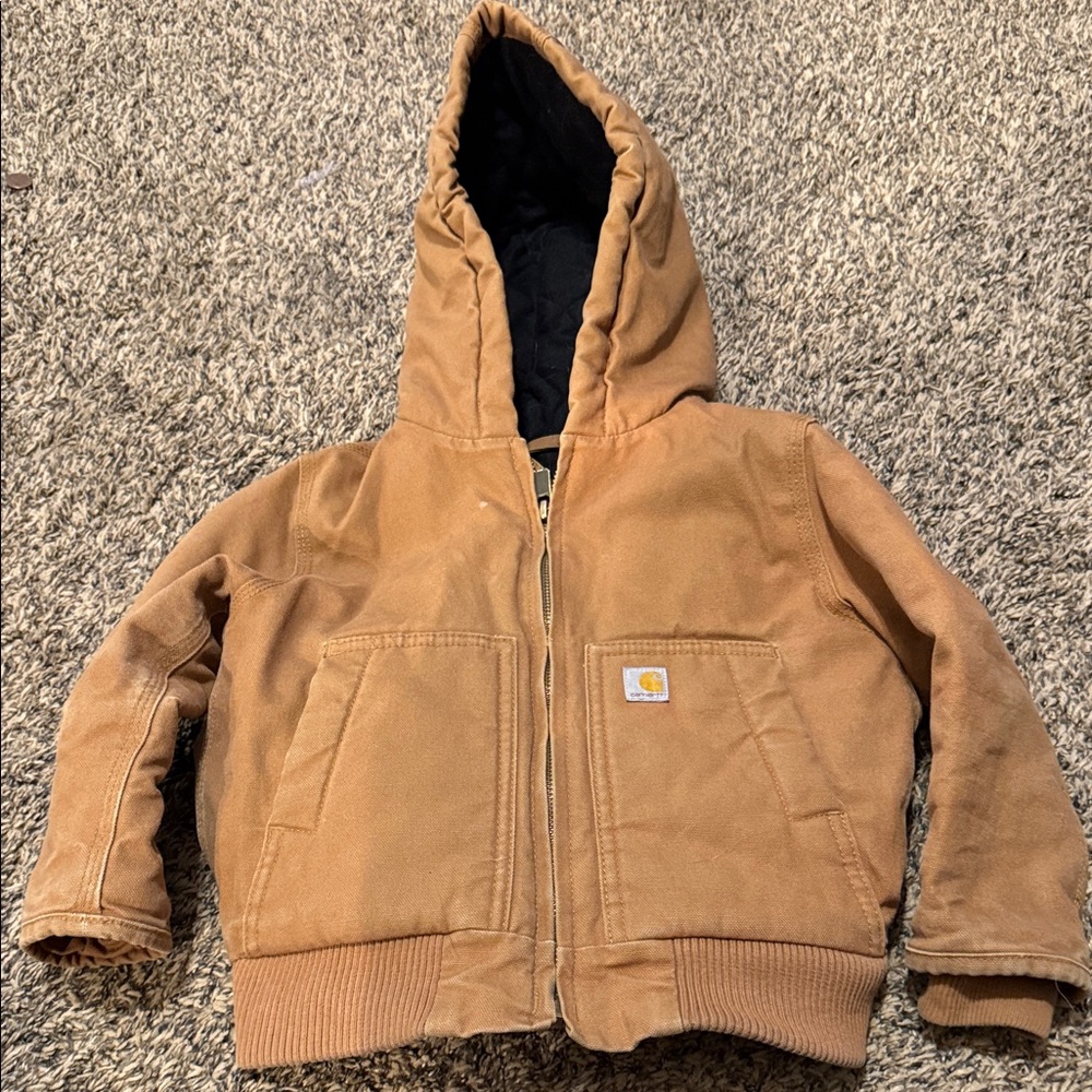 Carhartt Tan Hooded Jacket